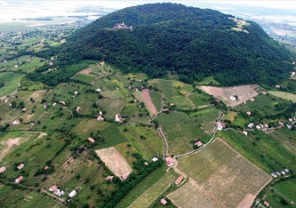 a view of somlo volcano